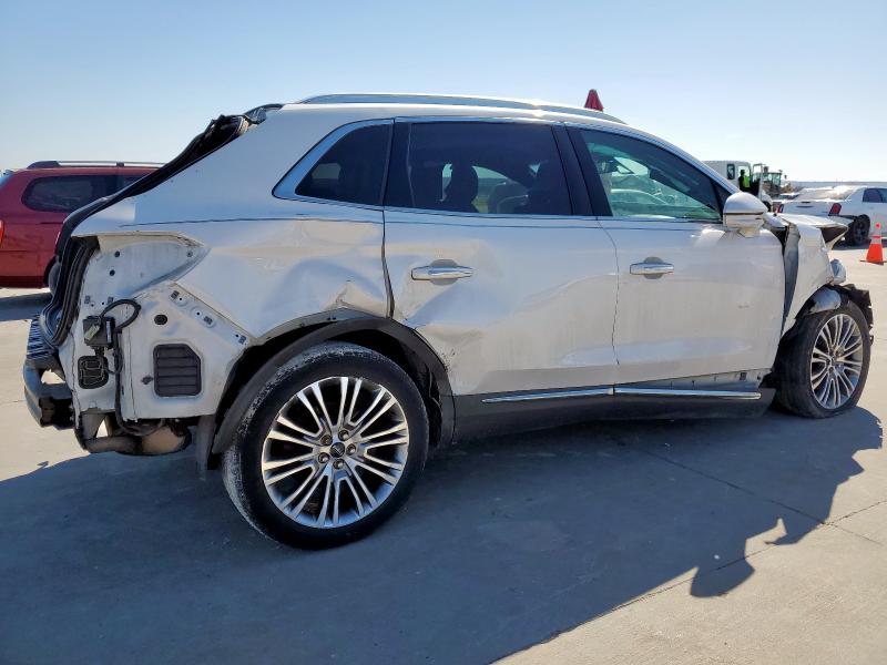 2LMTJ8LR3GBL62609 - 2016 LINCOLN MKX RESERVE WHITE photo 3