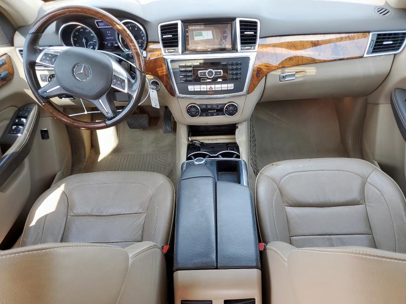 4JGDA5HB8CA008343 - 2012 MERCEDES-BENZ ML 350 4MATIC BLACK photo 8