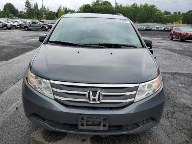 5FNRL5H48DB008776 - 2013 HONDA ODYSSEY EX GRAY photo 5