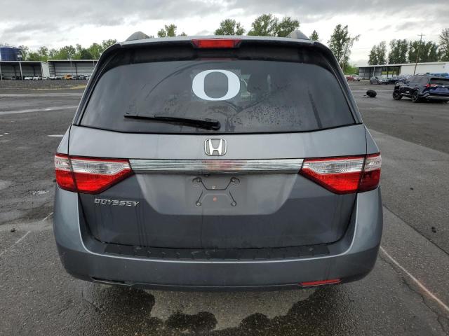 5FNRL5H48DB008776 - 2013 HONDA ODYSSEY EX GRAY photo 6