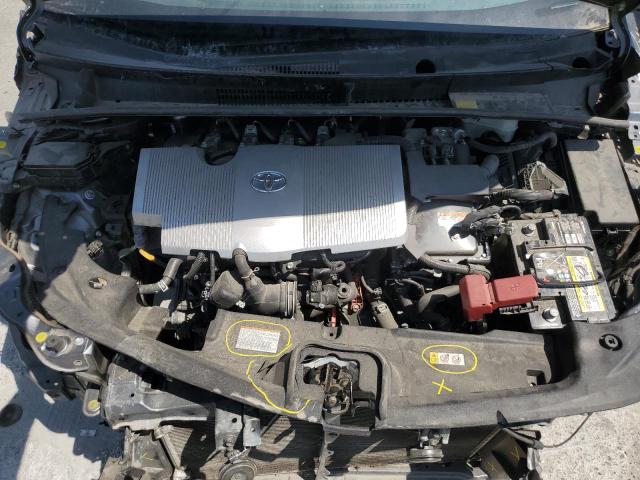 JTDKARFP9H3066281 - 2017 TOYOTA PRIUS PRIM ნაცრისფერი ფოტო 11