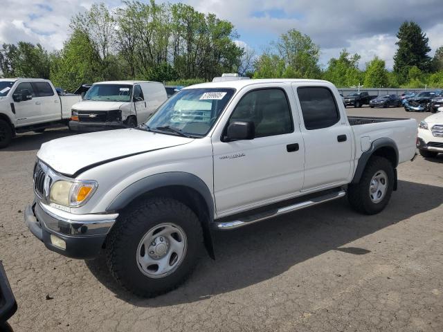 5TEGN92N24Z398587 - 2004 TOYOTA TACOMA DOUBLE CAB PRERUNNER WHITE photo 1