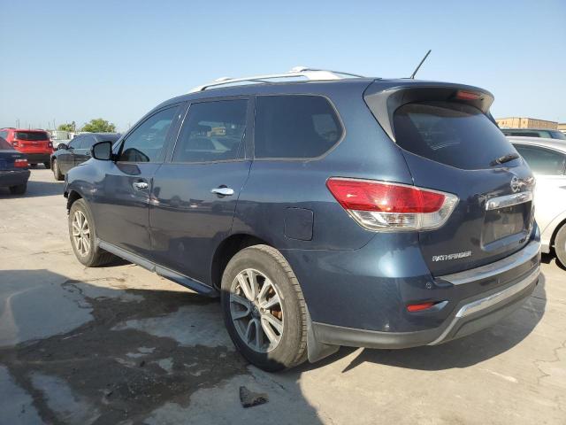 5N1AR2MN6EC625287 - 2014 NISSAN PATHFINDER S BLUE photo 2