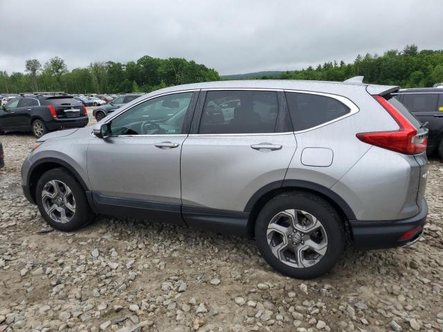 2HKRW2H87KH657122 - 2019 HONDA CR-V EXL SILVER photo 2