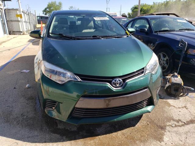 2T1BURHE9GC673368 - 2016 TOYOTA COROLLA L GREEN photo 5