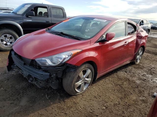 KMHDH4AE7DU937711 - 2013 HYUNDAI ELANTRA GLS RED photo 1