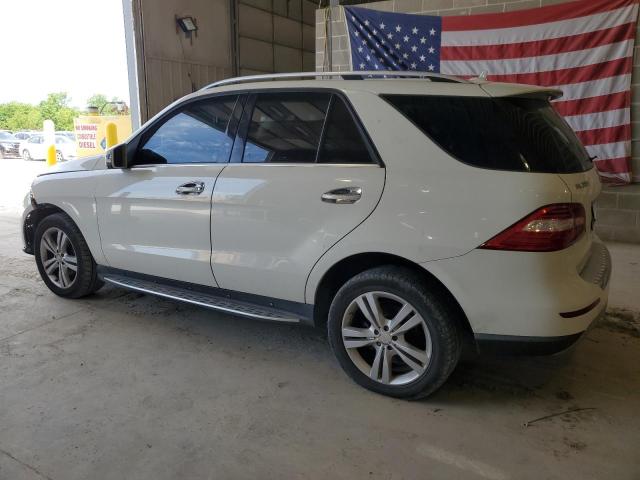4JGDA5HB3DA118475 - 2013 MERCEDES-BENZ ML 350 4MATIC WHITE photo 2