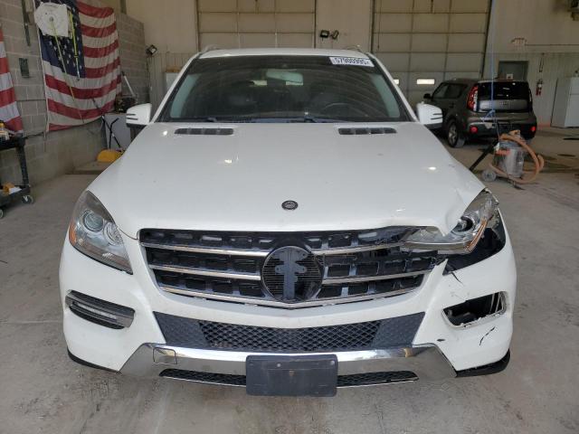 4JGDA5HB3DA118475 - 2013 MERCEDES-BENZ ML 350 4MATIC WHITE photo 5