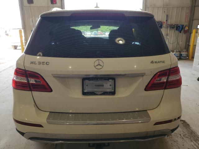 4JGDA5HB3DA118475 - 2013 MERCEDES-BENZ ML 350 4MATIC WHITE photo 6
