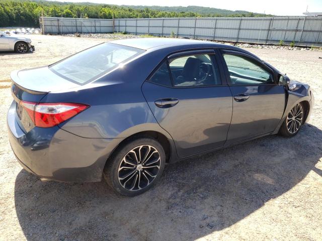 2T1BURHEXEC196978 - 2014 TOYOTA COROLLA S L GRAY photo 3