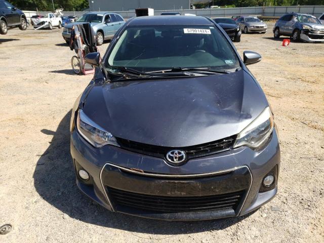 2T1BURHEXEC196978 - 2014 TOYOTA COROLLA S L GRAY photo 5