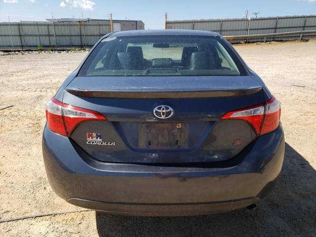 2T1BURHEXEC196978 - 2014 TOYOTA COROLLA S L GRAY photo 6