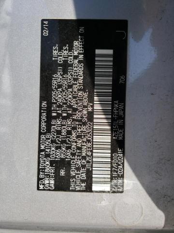 JTLZE4FE8EJ053022 - 2014 TOYOTA SCION XB SILVER photo 13