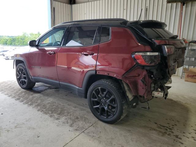 3C4NJDBB2NT182240 - 2022 JEEP COMPASS LATITUDE BURGUNDY photo 2