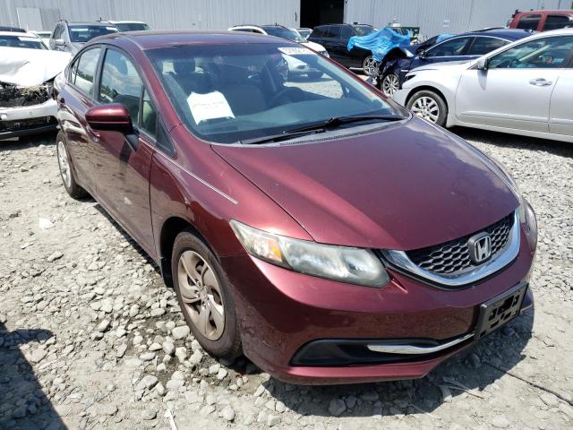 19XFB2F5XFE089403 - 2015 HONDA CIVIC LX BURGUNDY photo 4