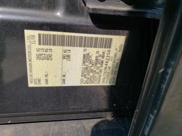 1N4AL21E29N462356 - 2009 NISSAN ALTIMA 2.5 BLACK photo 13