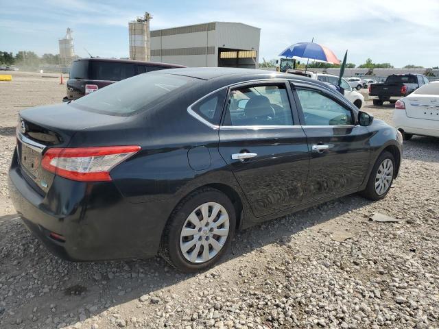 3N1AB7AP3DL662069 - 2013 NISSAN SENTRA S BLACK photo 3