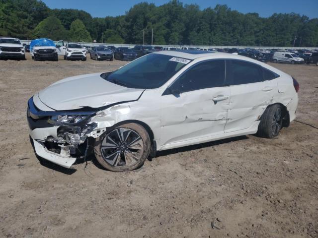 2HGFC1F71JH643421 - 2018 HONDA CIVIC EXL WHITE photo 1