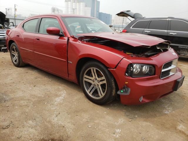 2B3KA53H76H255027 - 2006 DODGE CHARGER R/T RED photo 4