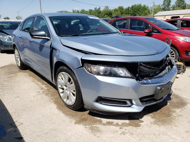 1G11Y5SL3EU128677 - 2014 CHEVROLET IMPALA LS BLUE photo 4