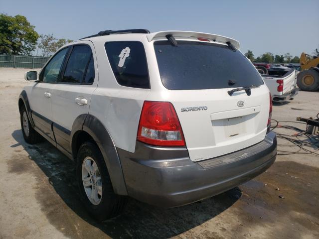 KNDJC733435044780 - 2003 KIA SORENTO EX WHITE photo 3