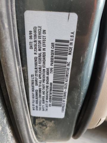 4S3BH6756Y6600469 - 2000 SUBARU LEGACY OUTBACK AWP 双色 照片 13