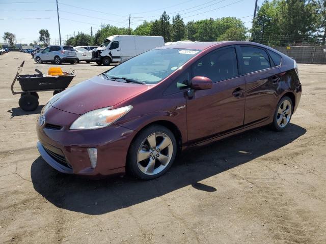 JTDKN3DU6D5593977 - 2013 TOYOTA PRIUS BURGUNDY photo 1