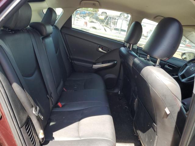 JTDKN3DU6D5593977 - 2013 TOYOTA PRIUS BURGUNDY photo 10