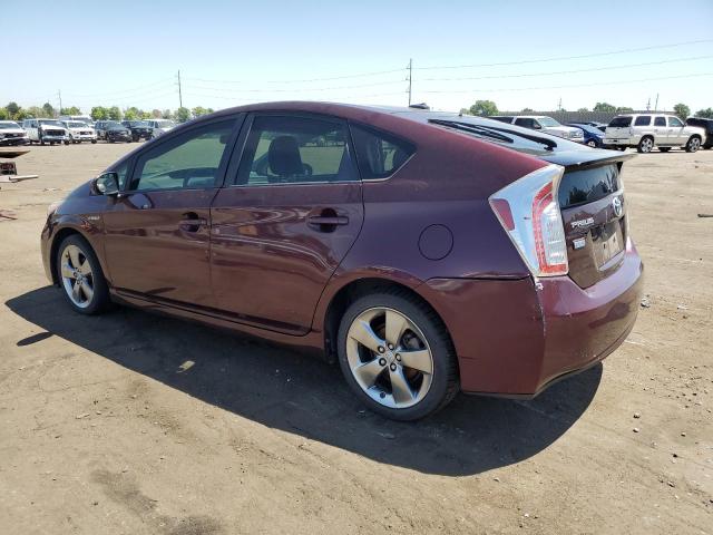 JTDKN3DU6D5593977 - 2013 TOYOTA PRIUS BURGUNDY photo 2