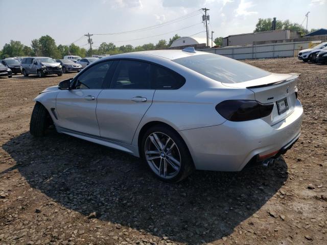 WBA4J3C59KBL07890 - 2019 BMW 430XI GRAN COUPE SILVER photo 2