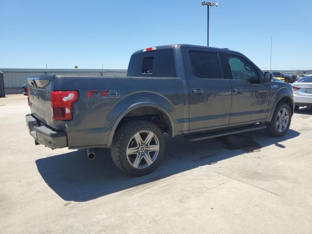 1FTEW1E47KKE58907 - 2019 FORD F150 SUPERCREW GRAY photo 3