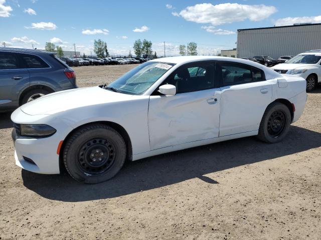 2C3CDXKTXKH665363 - 2019 DODGE CHARGER POLICE WHITE photo 1