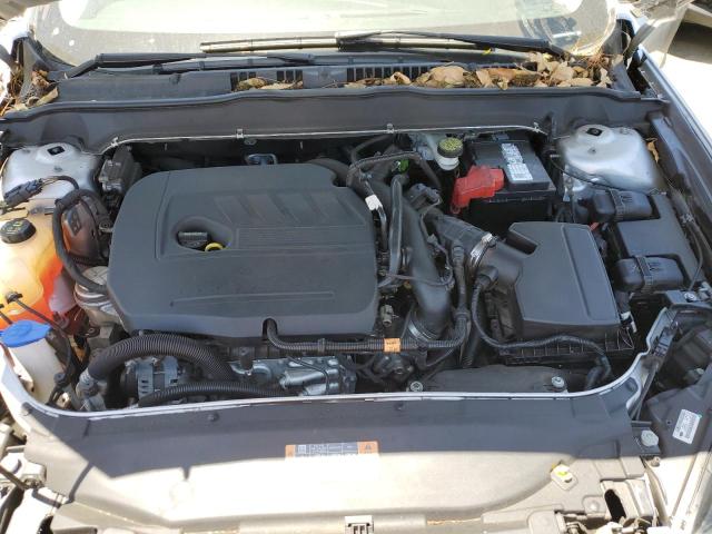 3FA6P0HD8ER158743 - 2014 FORD FUSION SE Արծաթագույն լուսանկար 11