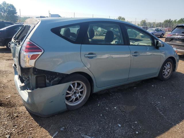 JTDZN3EU5FJ027980 - 2015 TOYOTA PRIUS V BLUE photo 3