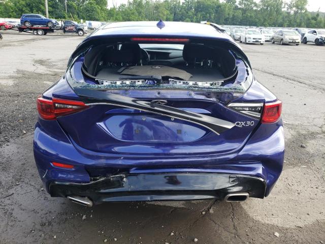 SJKCH5CP3HA034366 - 2017 INFINITI QX30 BASE BLUE photo 6