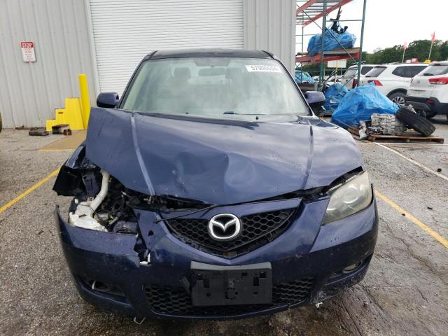 JM1BK32F091222728 - 2009 MAZDA 3 I BLUE photo 5