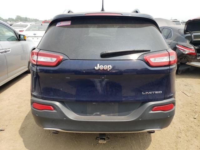 1C4PJLDS6EW173485 - 2014 JEEP CHEROKEE LIMITED BLUE photo 6