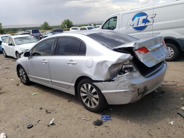 2HGFA1F91BH502499 - 2011 HONDA CIVIC EXL ვერცხლისფერი ფოტო 2