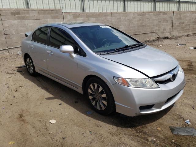 2HGFA1F91BH502499 - 2011 HONDA CIVIC EXL ვერცხლისფერი ფოტო 4