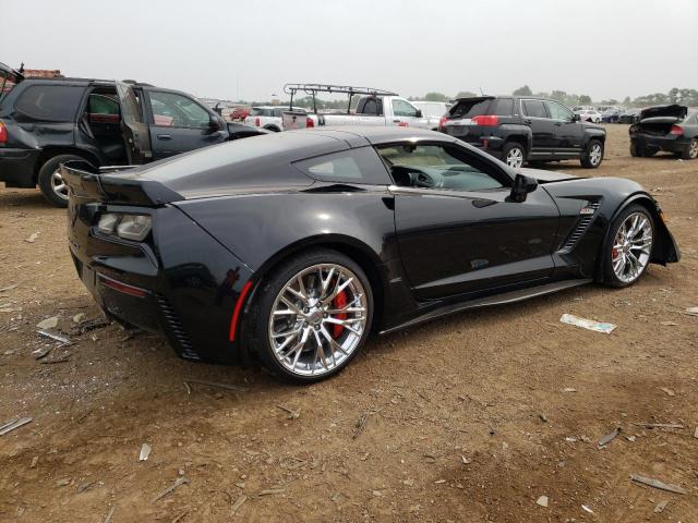 1G1YU2D63K5602746 - 2019 CHEVROLET CORVETTE Z06 3LZ BLACK photo 3