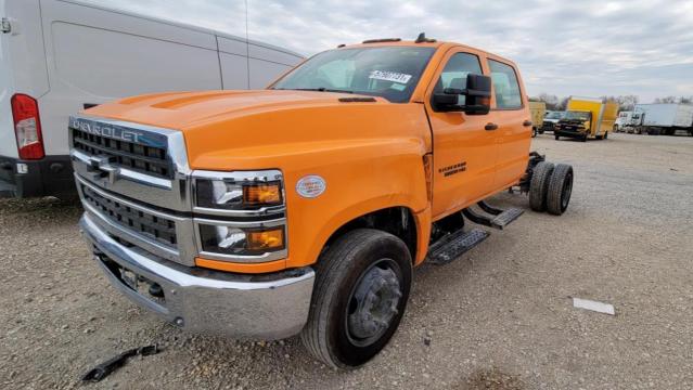 1HTKHPVK3KH601091 - 2019 CHEVROLET SILVERADO ORANGE photo 2