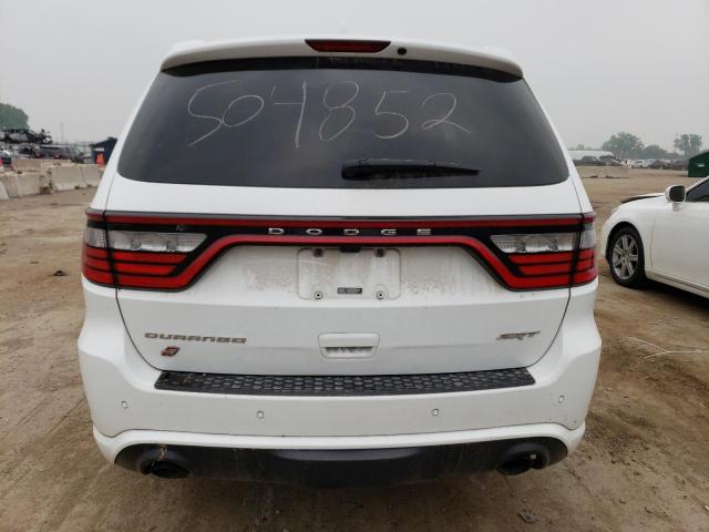 1C4SDJGJ8JC228538 - 2018 DODGE DURANGO SRT WHITE photo 6