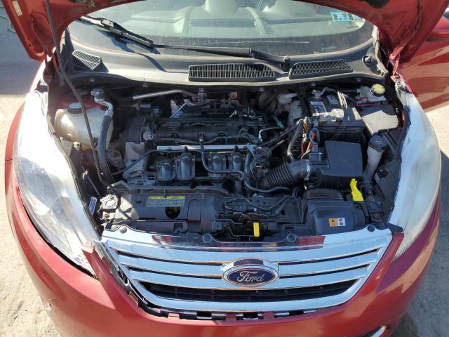 3FADP4BJ4BM211931 - 2011 FORD FIESTA SE RED photo 11