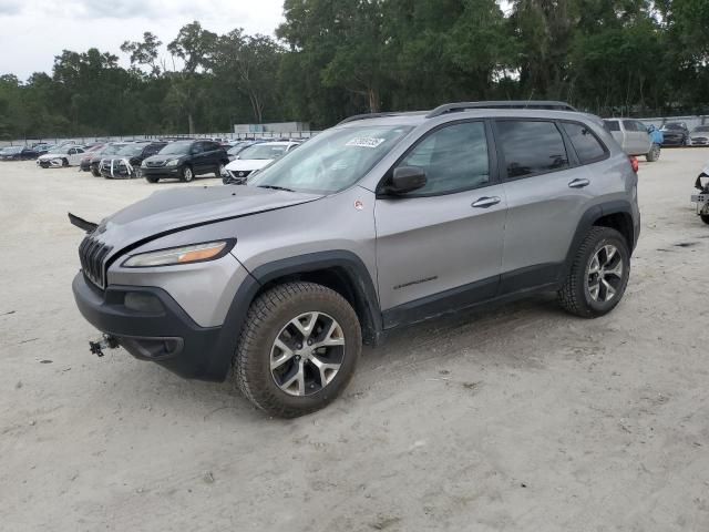 1C4PJMBS2FW649175 - 2015 JEEP CHEROKEE TRAILHAWK SILVER photo 1