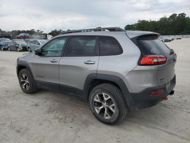 1C4PJMBS2FW649175 - 2015 JEEP CHEROKEE TRAILHAWK SILVER photo 2