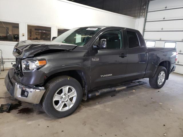 5TFUY5F14MX011281 - 2021 TOYOTA TUNDRA DOUBLE CAB SR/SR5 GRAY photo 1