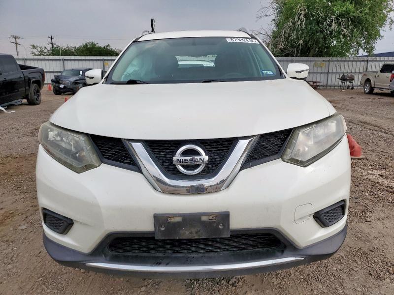 5N1AT2MT9GC829908 - 2016 NISSAN ROGUE S WHITE photo 5