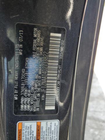 JF1ZNAA14D2733822 - 2013 TOYOTA SCION FR-S შავი ფოტო 12