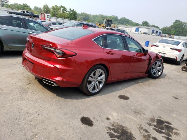 19UUB5F49MA005346 - 2021 ACURA TLX TECHNOLOGY RED photo 3