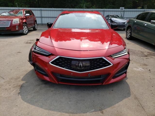 19UUB5F49MA005346 - 2021 ACURA TLX TECHNOLOGY RED photo 5